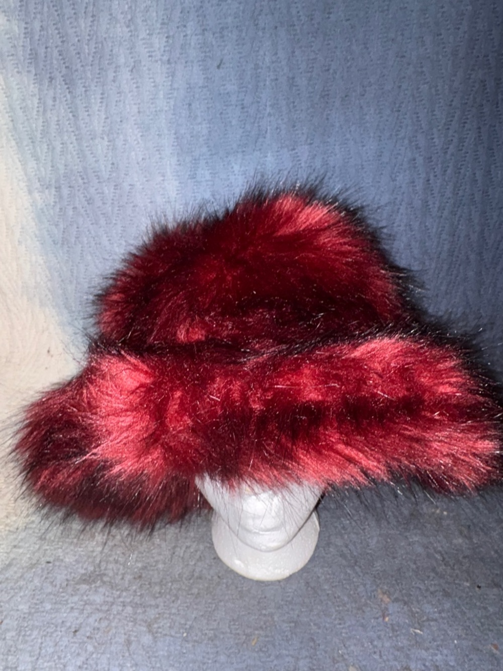 Urban Outfitters Fluffy Faux Fur Bucket Hat